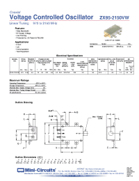 Datasheet ZX95-200-S+ производства Mini-Circuits